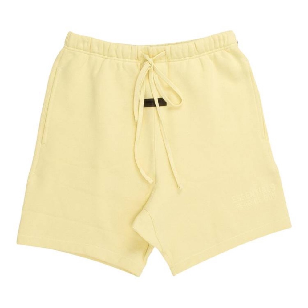 Fear of god Essentials Canary yellow sweat-shorts